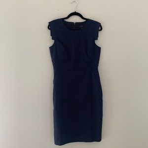 JCrew Resume Dress in Stretch Linen